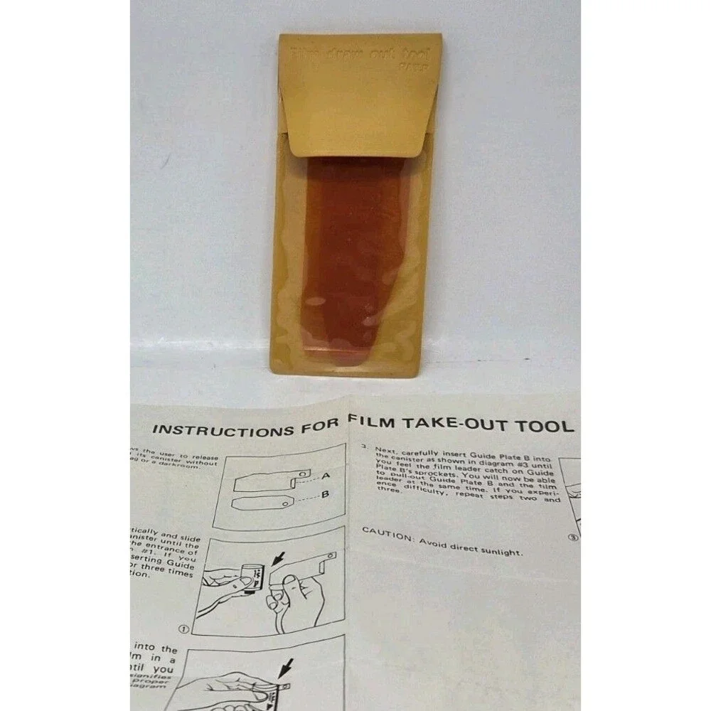 Vintage 35mm Film Tool Lot: Kalt Retriever, Metal Trimming Guide, Draw-Out Tool